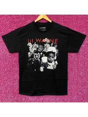 Lil Wayne The Carter Album Covers Graphic Design T-shirt Large